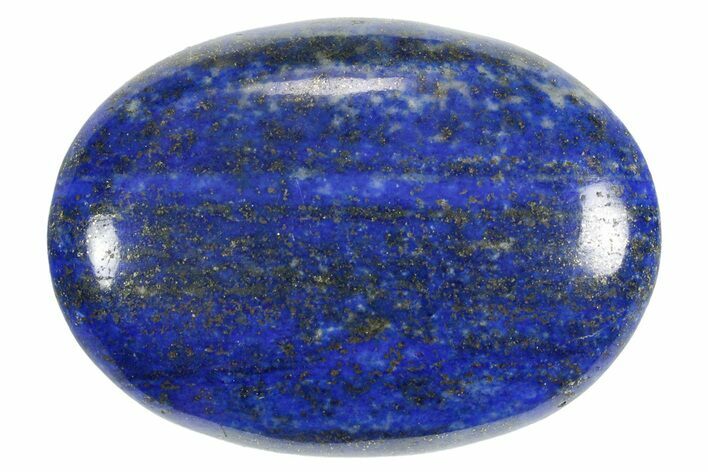 Polished Lapis Lazuli Palm Stone - Pakistan #352527